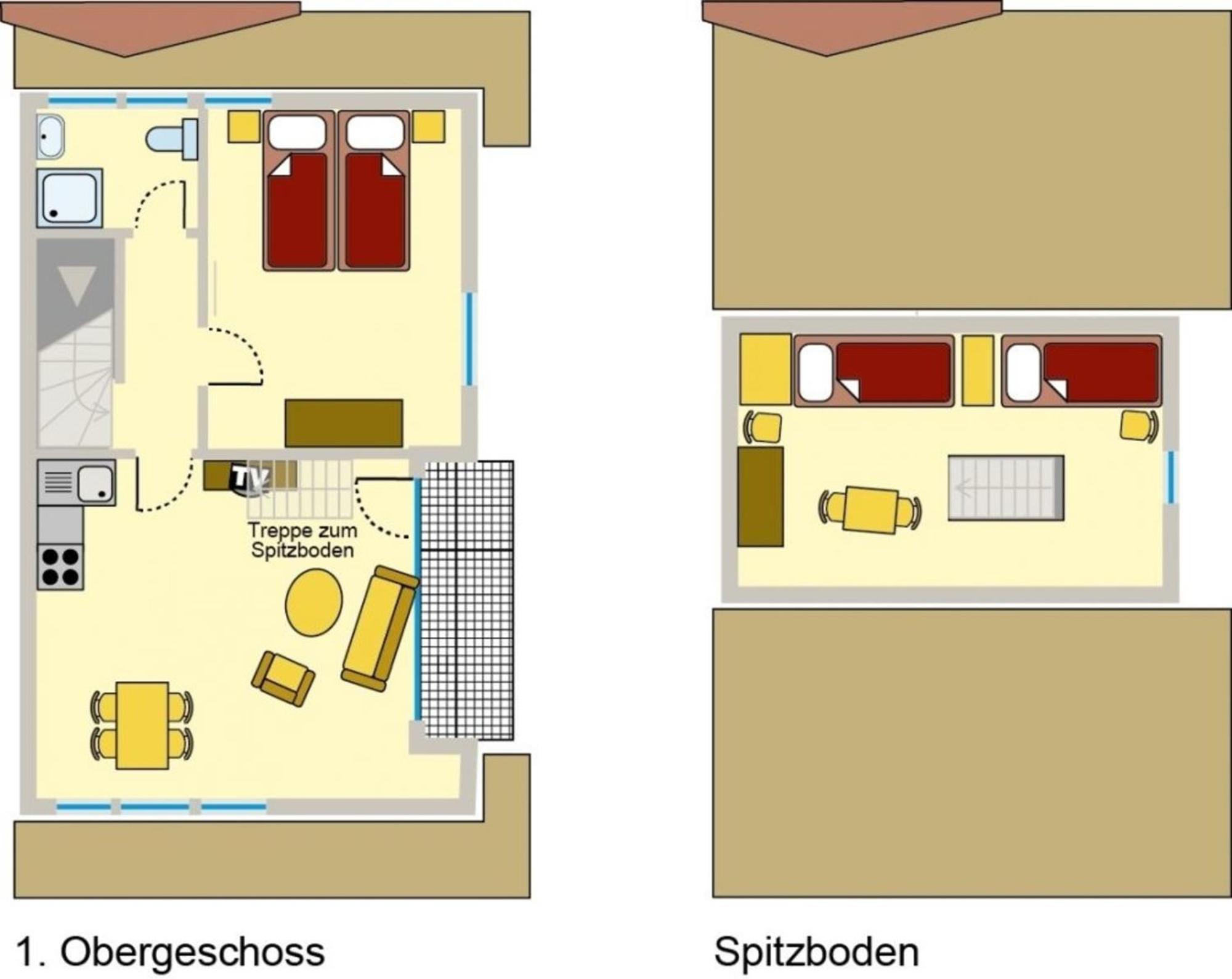 Ferienwohnung Nr 07 Og Spitzboden Борн Экстерьер фото